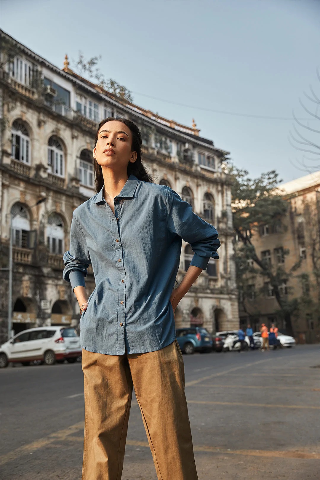 NO NASTIES 情人藍襯衫 GEMMA 10 - Aporia Agathon - 1080x1620