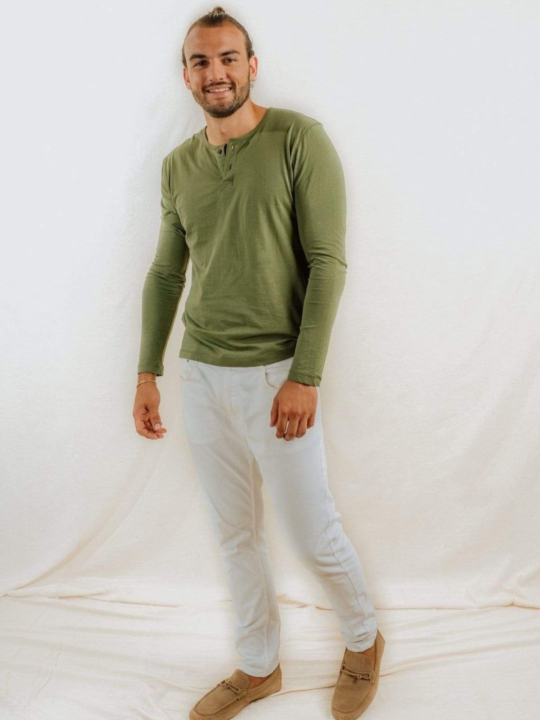 NO NASTIES 亨利領長袖上衣 LUNEL 1 NEW - Aporia Agathon