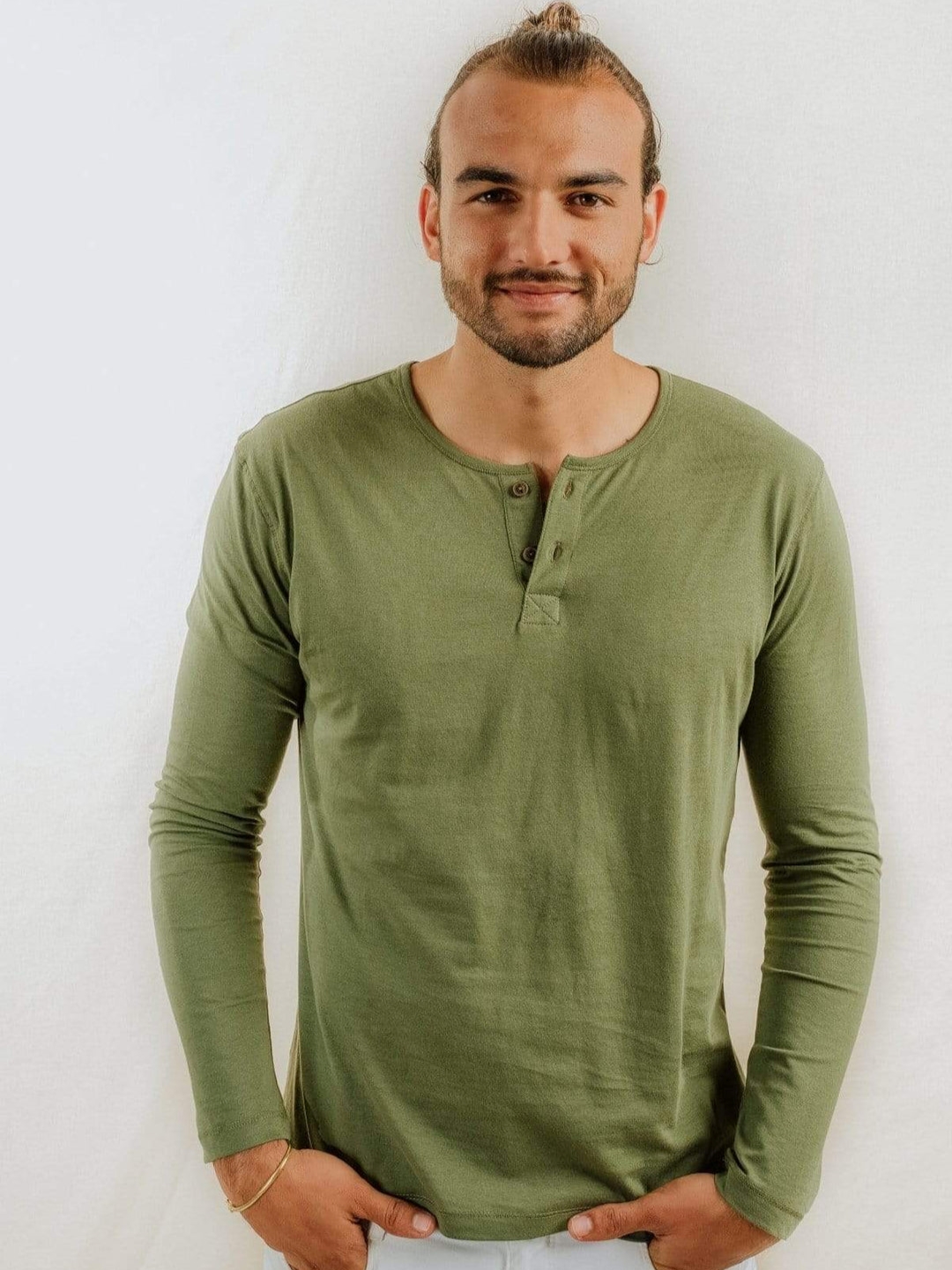 NO NASTIES 亨利領長袖上衣 LUNEL 2 NEW - Aporia Agathon