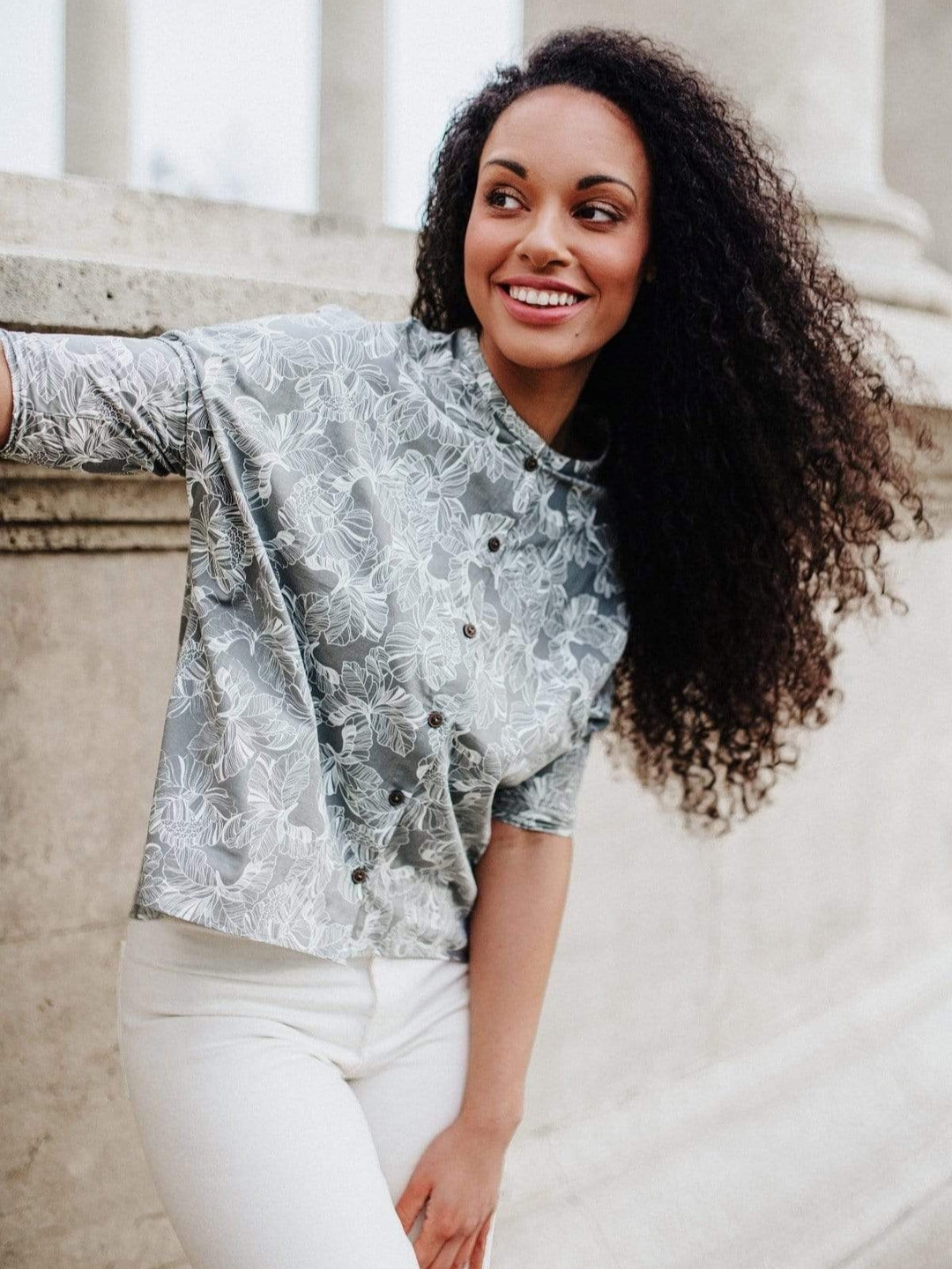 NO NASTIES 沁涼立領束袖短版衫 ALHENA 1 - Aporia Agathon