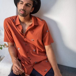 有機棉短袖襯衫 DIEGO