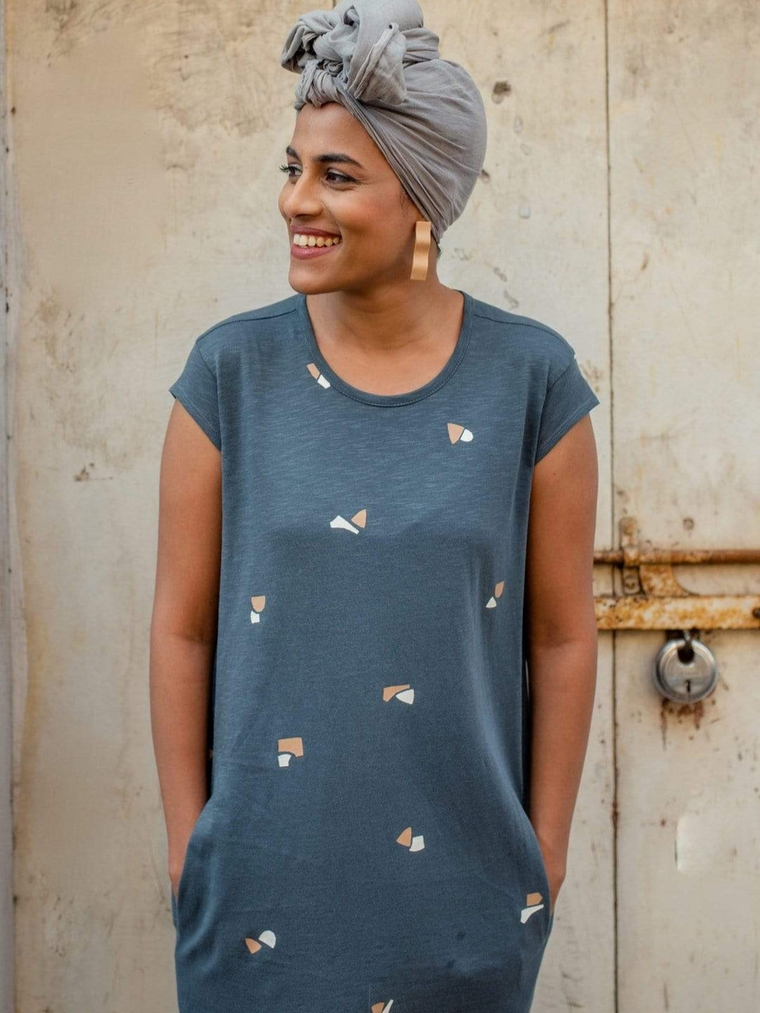 NO NASTIES 雙口袋超短袖圓領長洋裝 SABANA 2 - Aporia Agathon