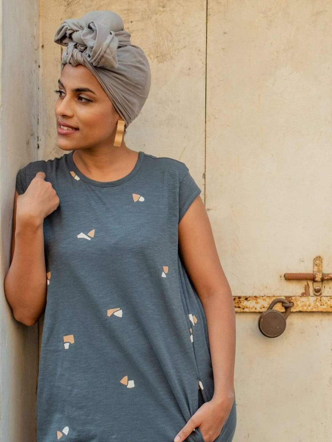 NO NASTIES 雙口袋超短袖圓領長洋裝 SABANA 3 - Aporia Agathon