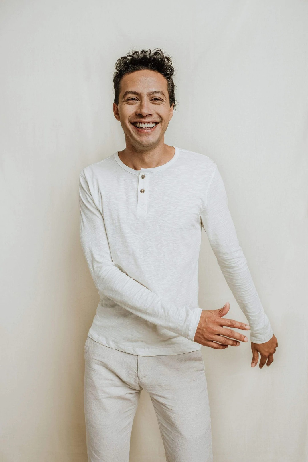 NO NASTIES 有機亨利領長袖上衣 Manchester Henley 2 - Aporia Agathon