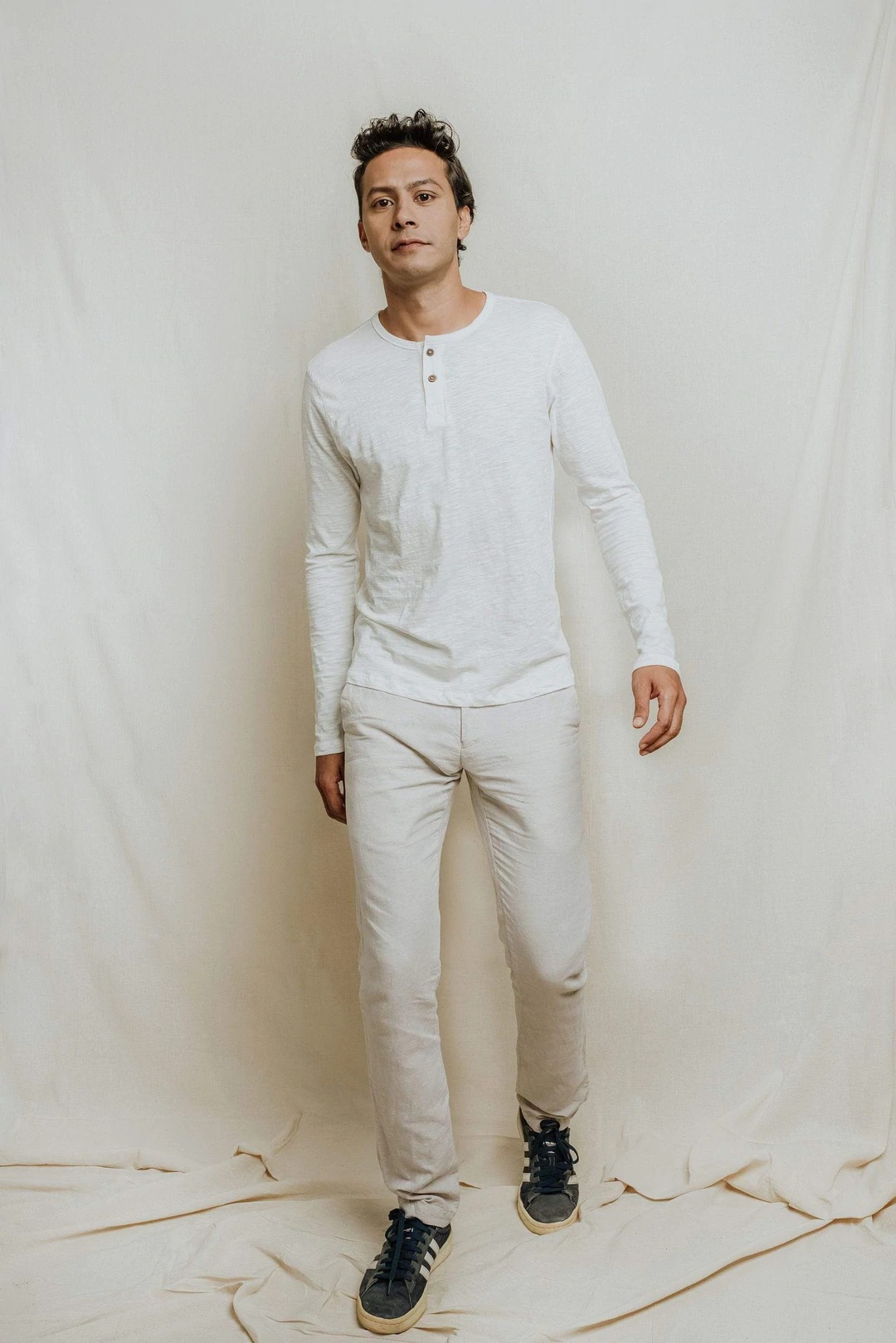 NO NASTIES 有機亨利領長袖上衣 Manchester Henley 3 - Aporia Agathon