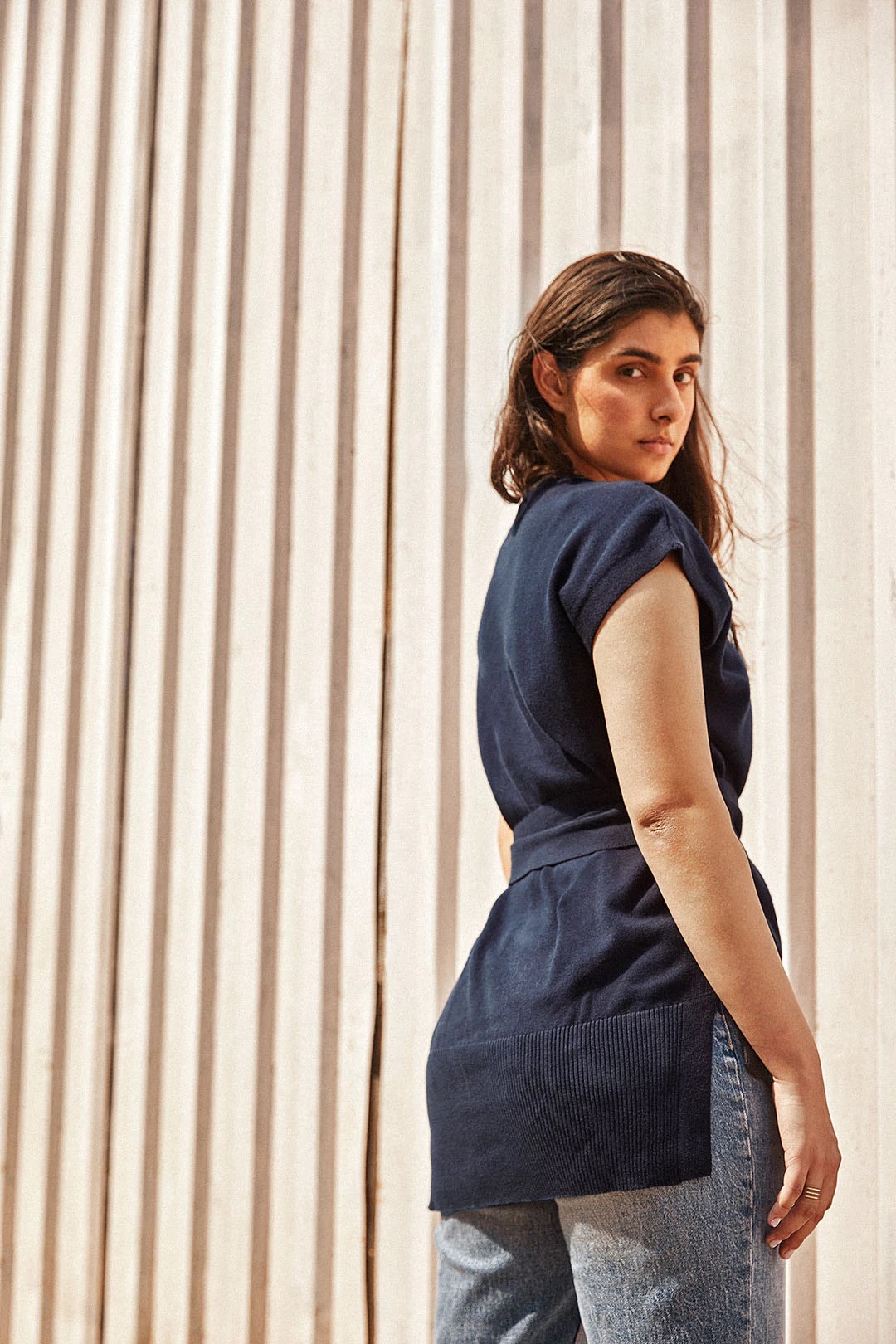 NO NASTIES 有機湛藍長版短袖背心 Eclipse Longline Vest 5 - Aporia Agathon