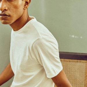 有機棉經典短Ｔ濃烈椰白