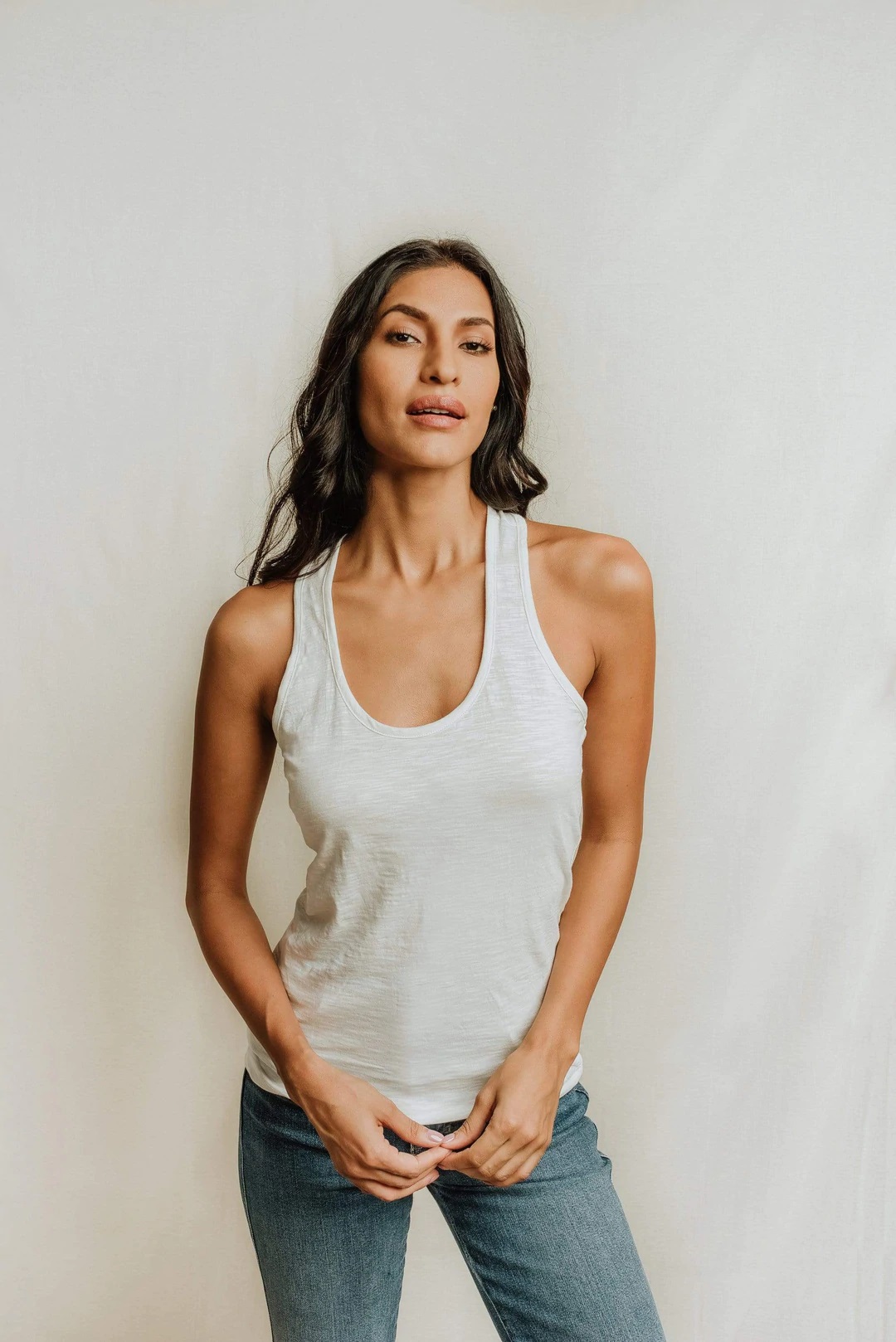 NO NASTIES 有機纖身彈性運動背心 Winchester Racerback Tank 1 - Aporia Agathon