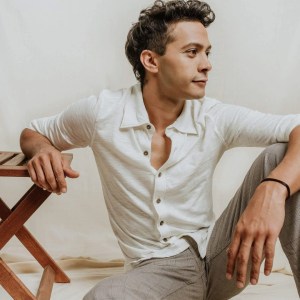 有機棉長袖針織襯衫 OAKLAND