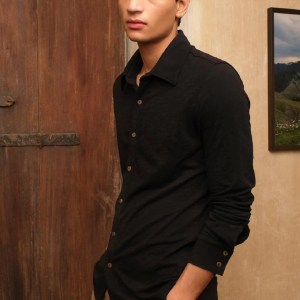 有機棉長袖針織襯衫 REIMS