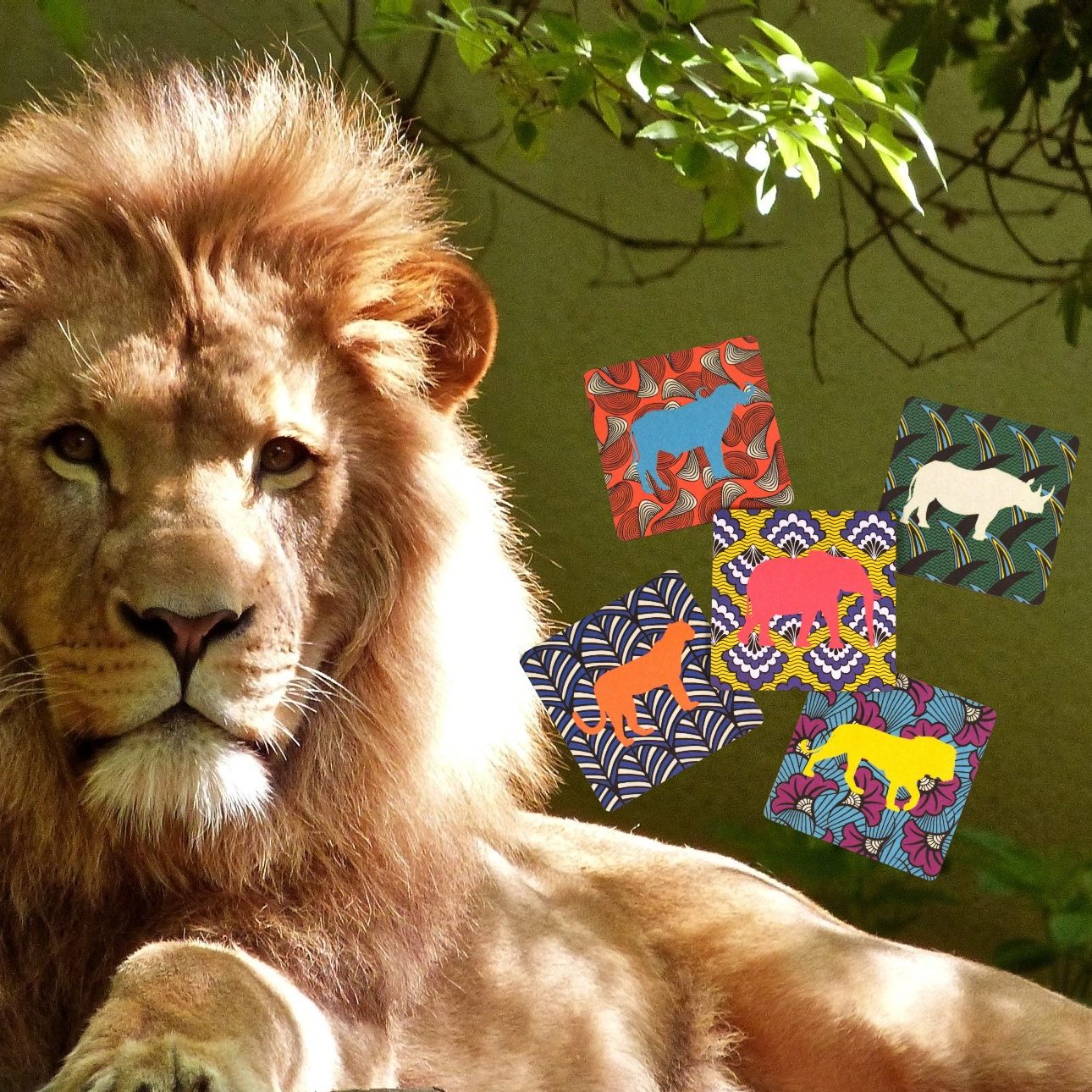 aLoveSupreme Coaster 10 x 10 - Lionise Range 4 - Aporia Agathon