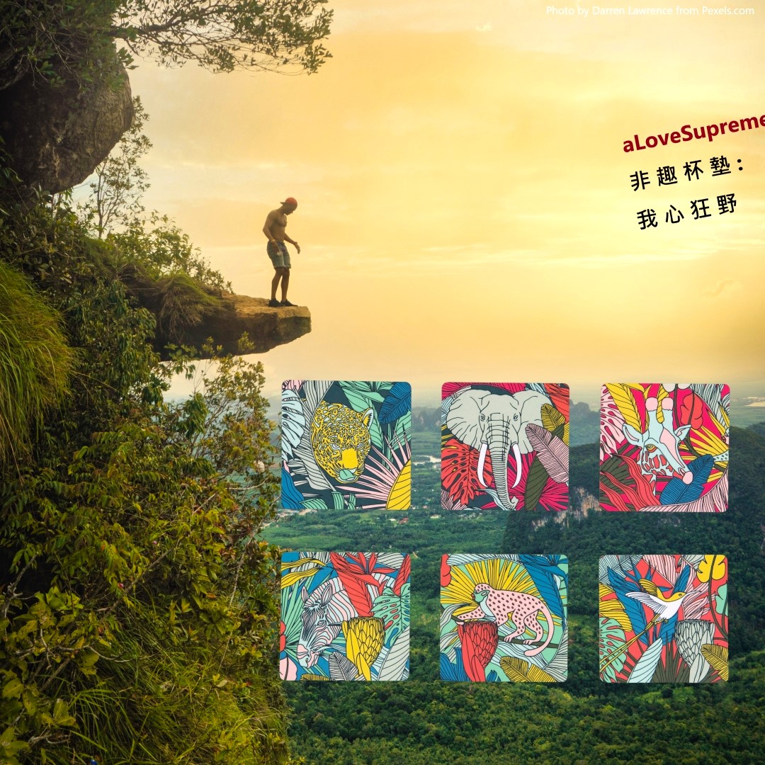 aLoveSupreme Coaster 10 x 10 - Wild at Heart 1 - Aporia Agathon