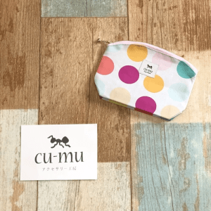 cu-mu 迷你輕巧化妝包 – 水玉