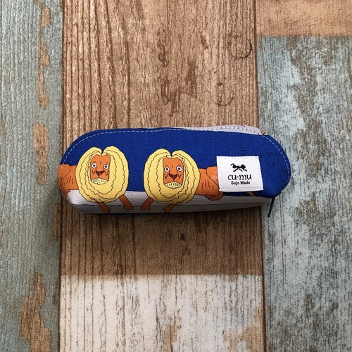 02 cu-mu 眼鏡文具兩用收納盒 - 獅王 - 藍