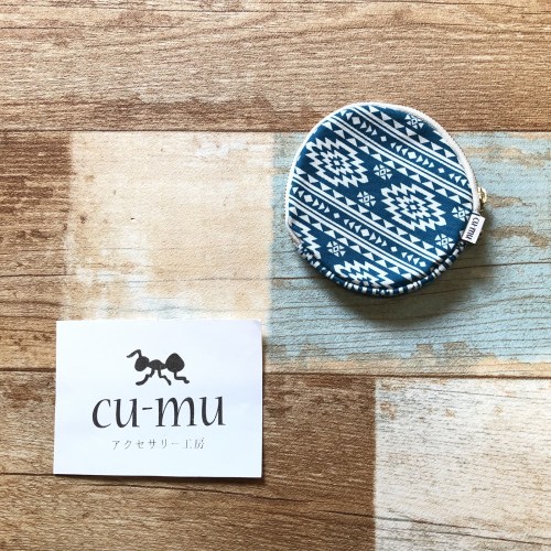 cu-mu岐阜別趣布小物 布作真丸滾圓包 - 圖騰