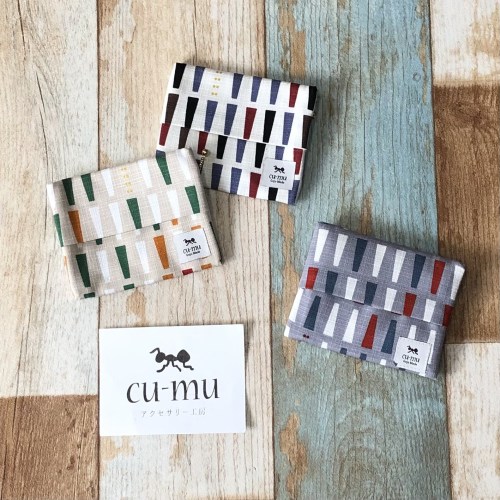cu-mu岐阜別趣布小物 布作面紙小物收納包 - 笏系列