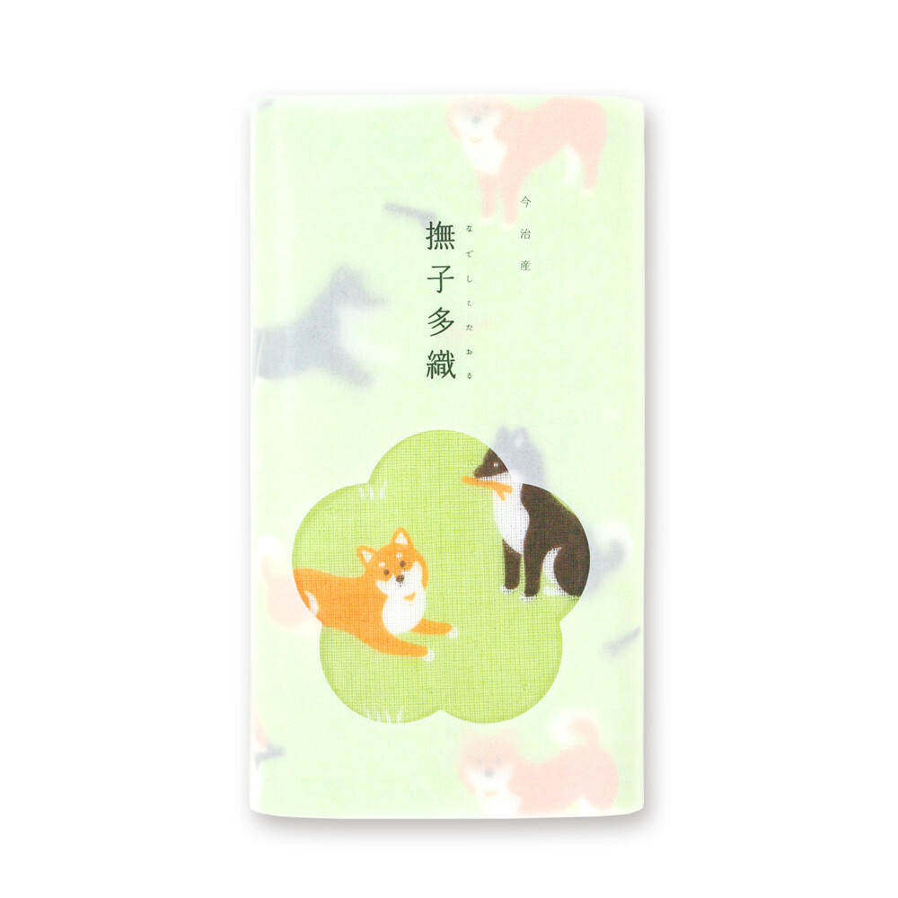 MIYAMOTO 宮本手巾 撫子多纖今治認證毛巾 Imabari Towel 34 x 90 cm - 奔跑的柴犬