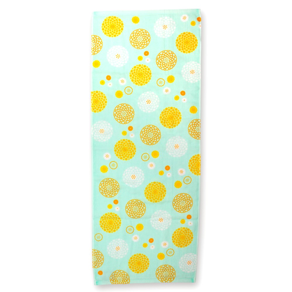 MIYAMOTO 宮本手巾 撫子多纖今治認證毛巾 Imabari Towel 34 x 90 cm - 菊之夏 Chrysanthemum