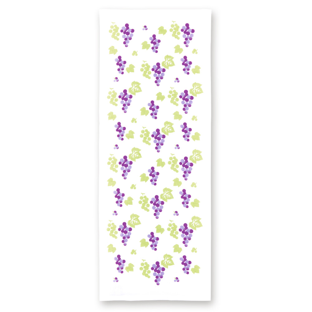 MIYAMOTO 宮本手巾 撫子多纖今治認證毛巾 Imabari Towel 34 x 90 cm - 纍纍葡萄 Grapes