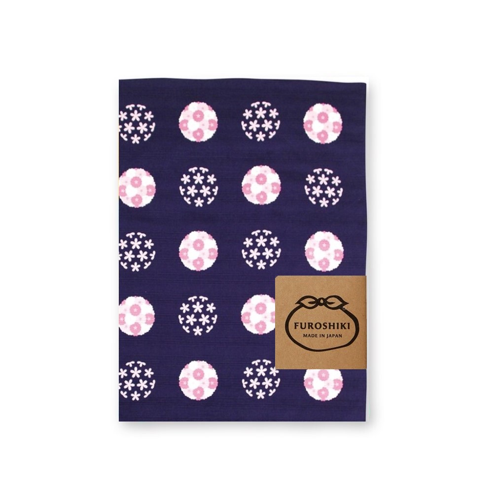 MIYAMOTO 宮本手巾 和感風呂敷 Furoshiki 70 x 70 cm - 櫻玉 Cherry Blossom