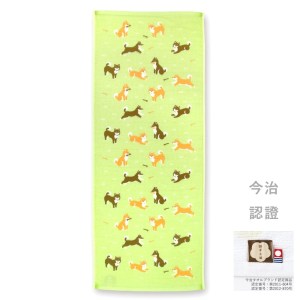 MIYAMOTO 宮本今治毛巾 – 奔跑的柴犬