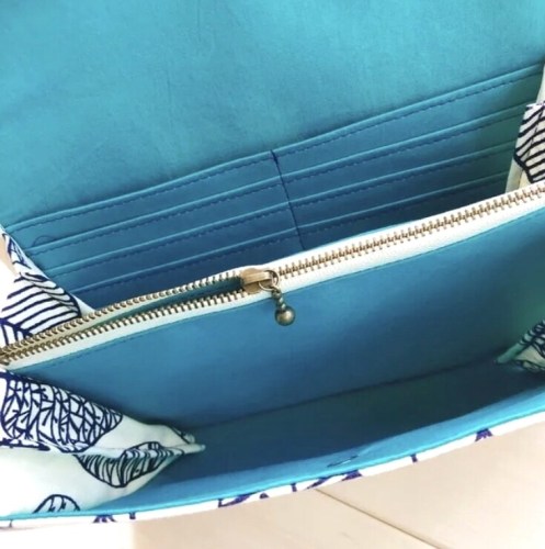 Quatrefoil&K北歐風手作帆布包 北歐森林 雪境白 Forest Leaf White