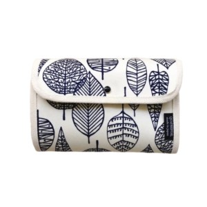 Quatrefoil&K 手作帆布收納包 – 北歐森林：雪境白