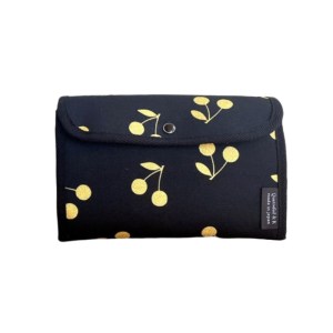 Quatrefoil&K 手作帆布收納包 – 金色櫻桃