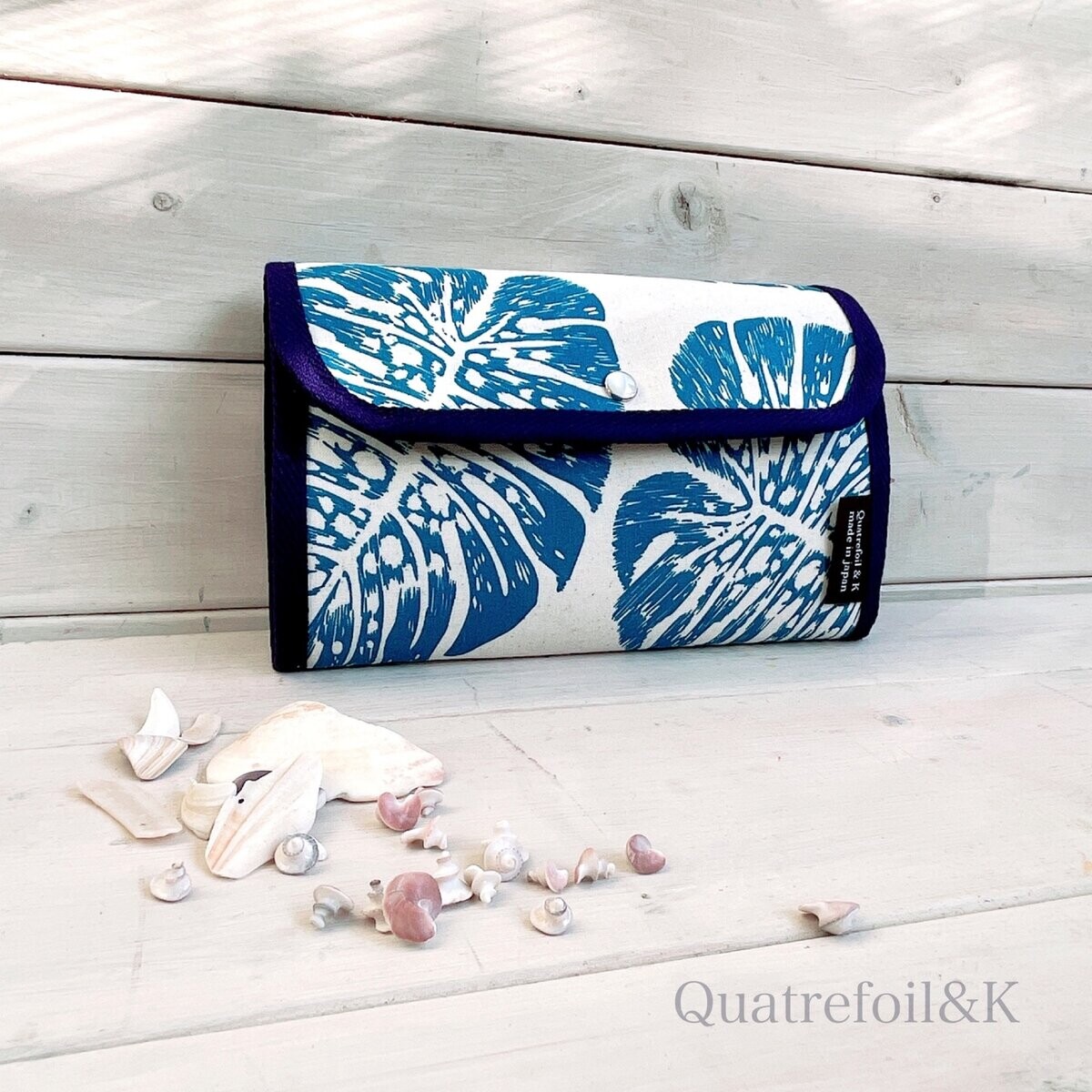 Quatrefoil&K北歐風手作帆布包 熱帶龜背芋 Monstera