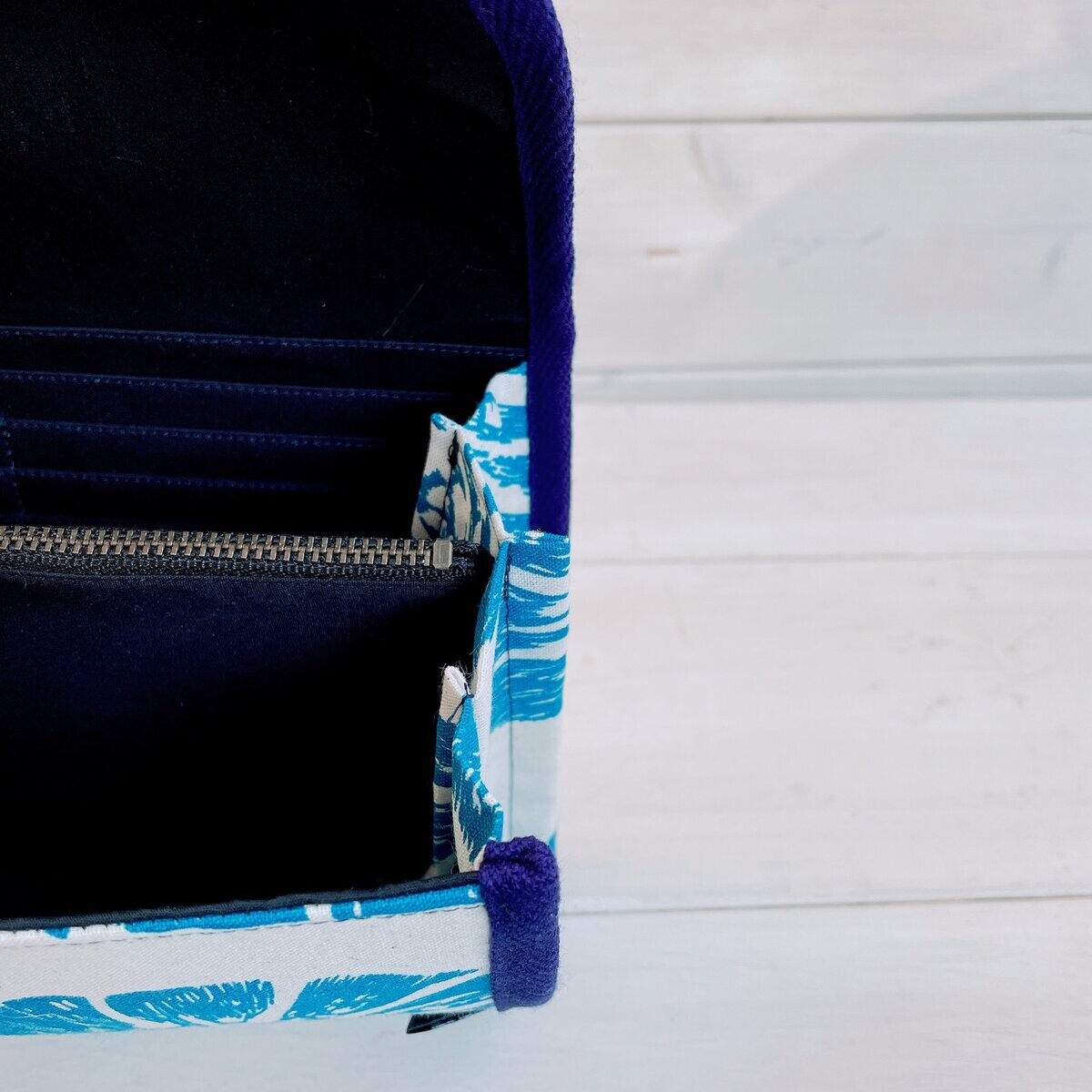 Quatrefoil&K 帆布收納包 - Monstera 龜背芋 - 04