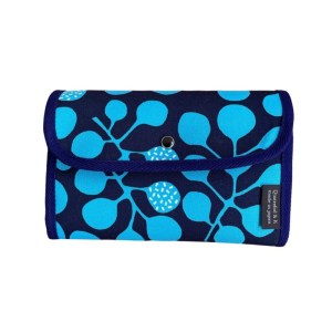 Quatrefoil&K 手作帆布收納包 – 斯堪地那維亞圓葉：森藍