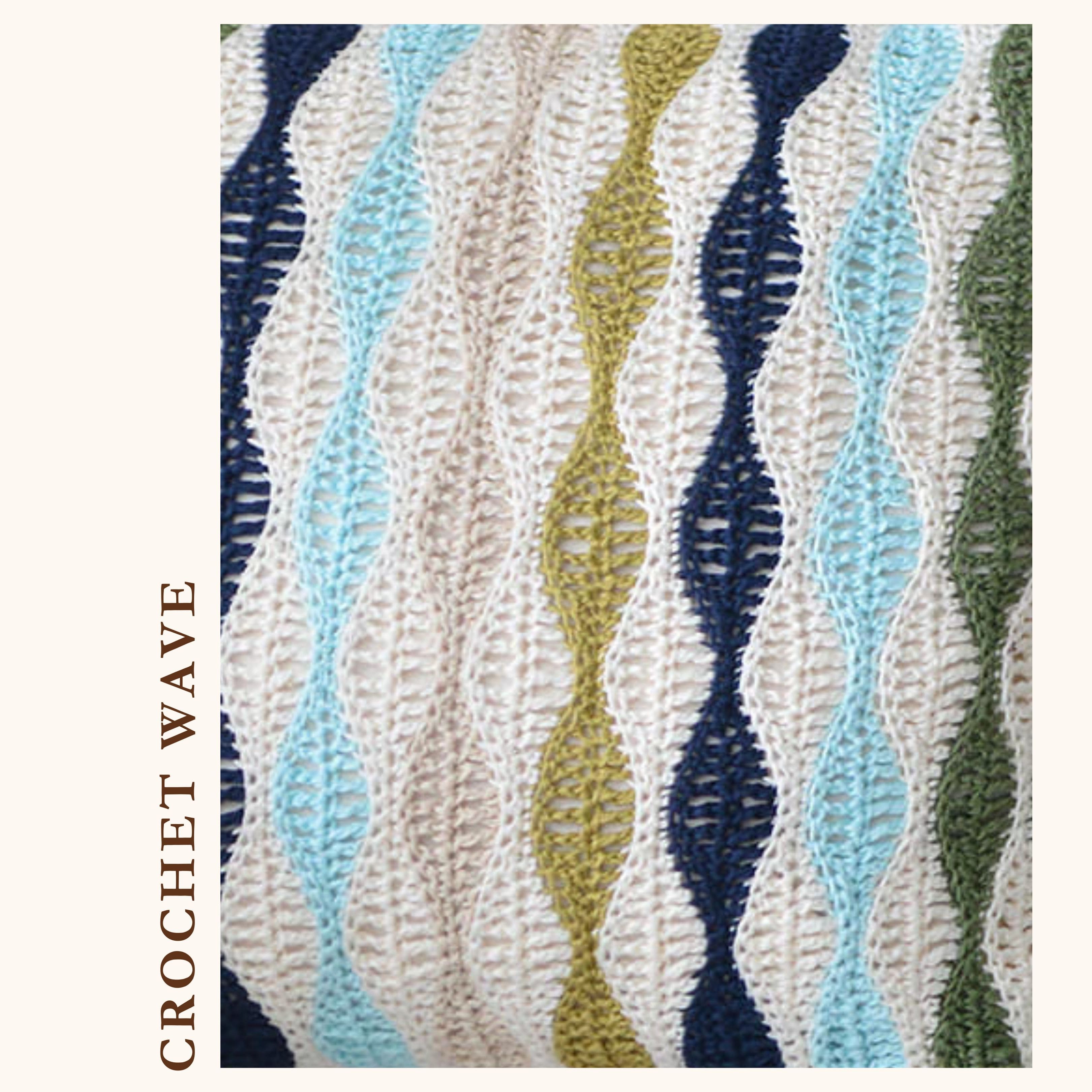 Balizen Crochet Wave Cushion Cover 手工鉤織浪紋抱枕套，峇里西部村落婦女巧手鉤織