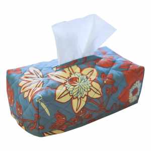 Balizen 手工絹印百香花面紙盒套