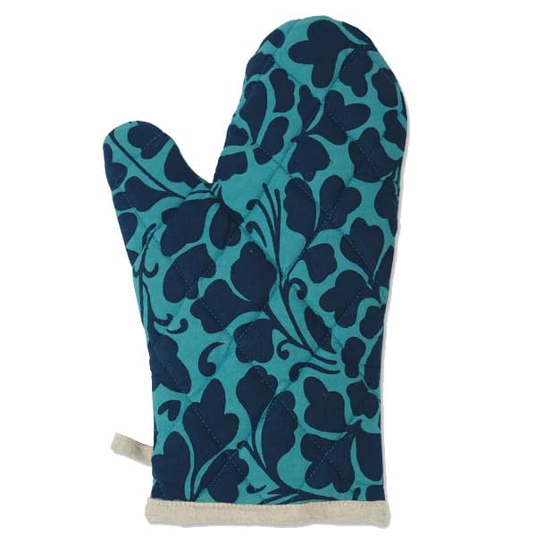 Balizen峇里手作 Prada紋飾藍綠隔熱手套 Prada Indigo Teal Oven Mitt