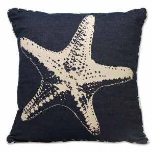 Balizen 海星靛藍丹寧抱枕套（小）