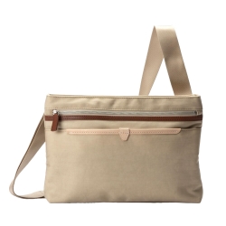 ALBAPIE認證豐岡包 MASK+ 防潑水抗菌機能纖維側肩包 米色