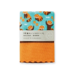 宮本手帕 MIYAMOTO Handkerchief 25 x 25 cm - 淘氣小熊貓 Red Panda