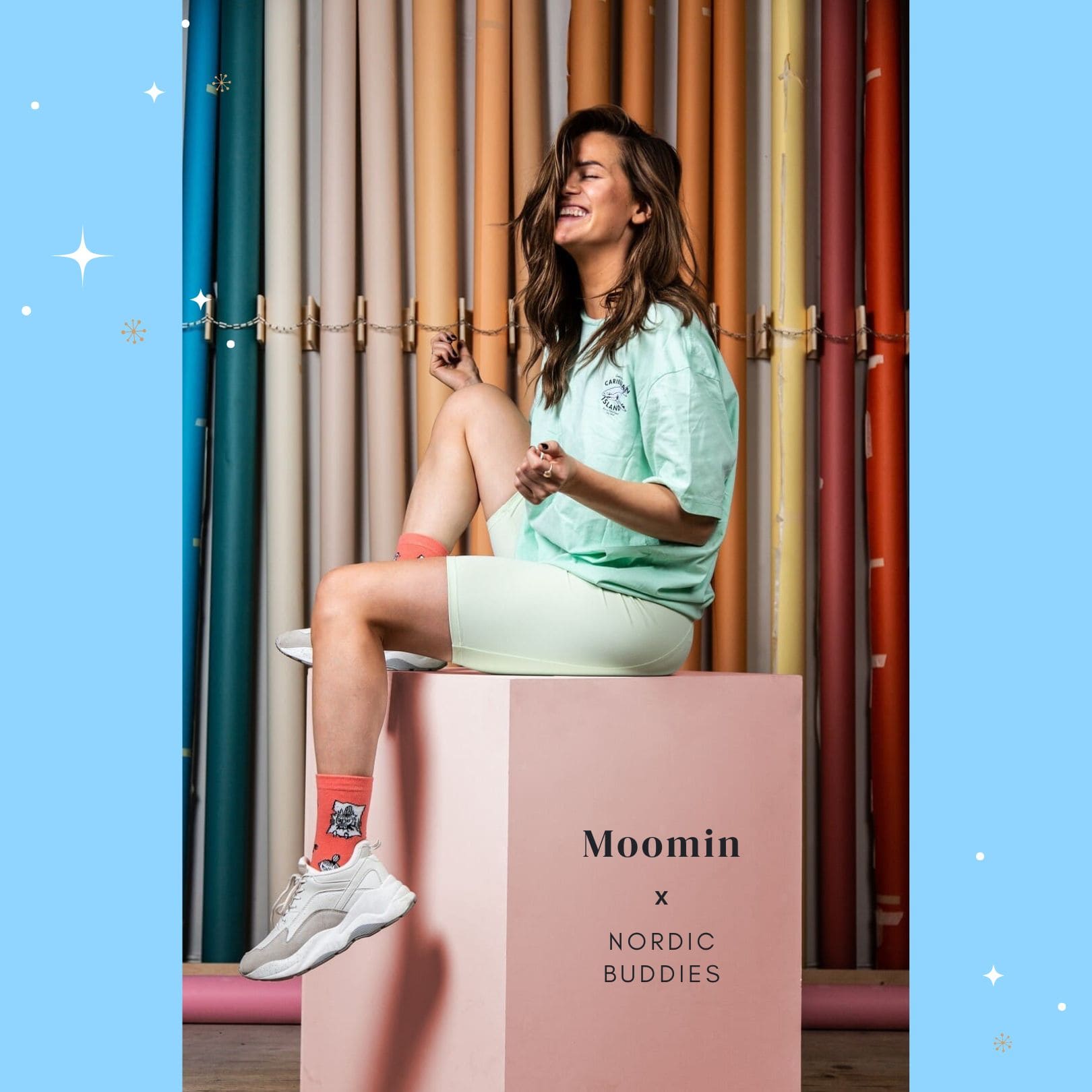 Little My Happiness Ladies Socks - Red（中筒女襪）瘋癲小不點