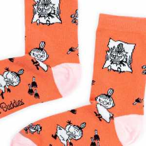 Nordic Buddies 設計女襪（中筒）瘋癲小不點