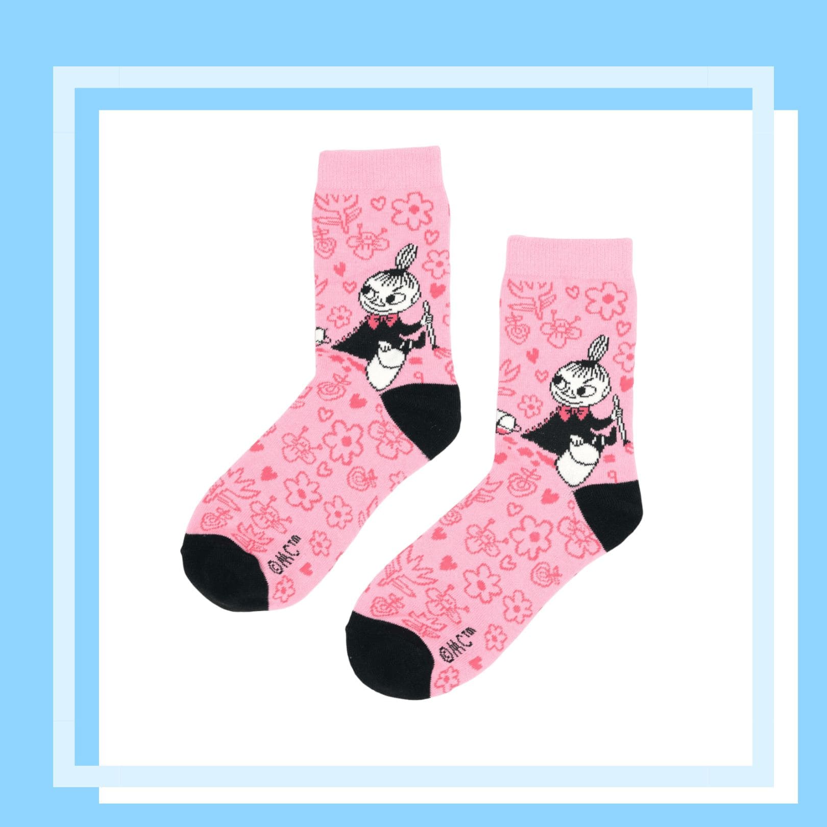 Nordic Buddies北歐好麻吉 Little My Idea Ladies Socks - Pink（中筒女襪）小不點的謬思