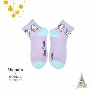 Nordic Buddies 設計女襪（短筒）翻滾吧嚕嚕米