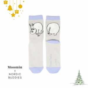 Nordic Buddies 設計女襪（中筒）嚕嚕米的小屁屁