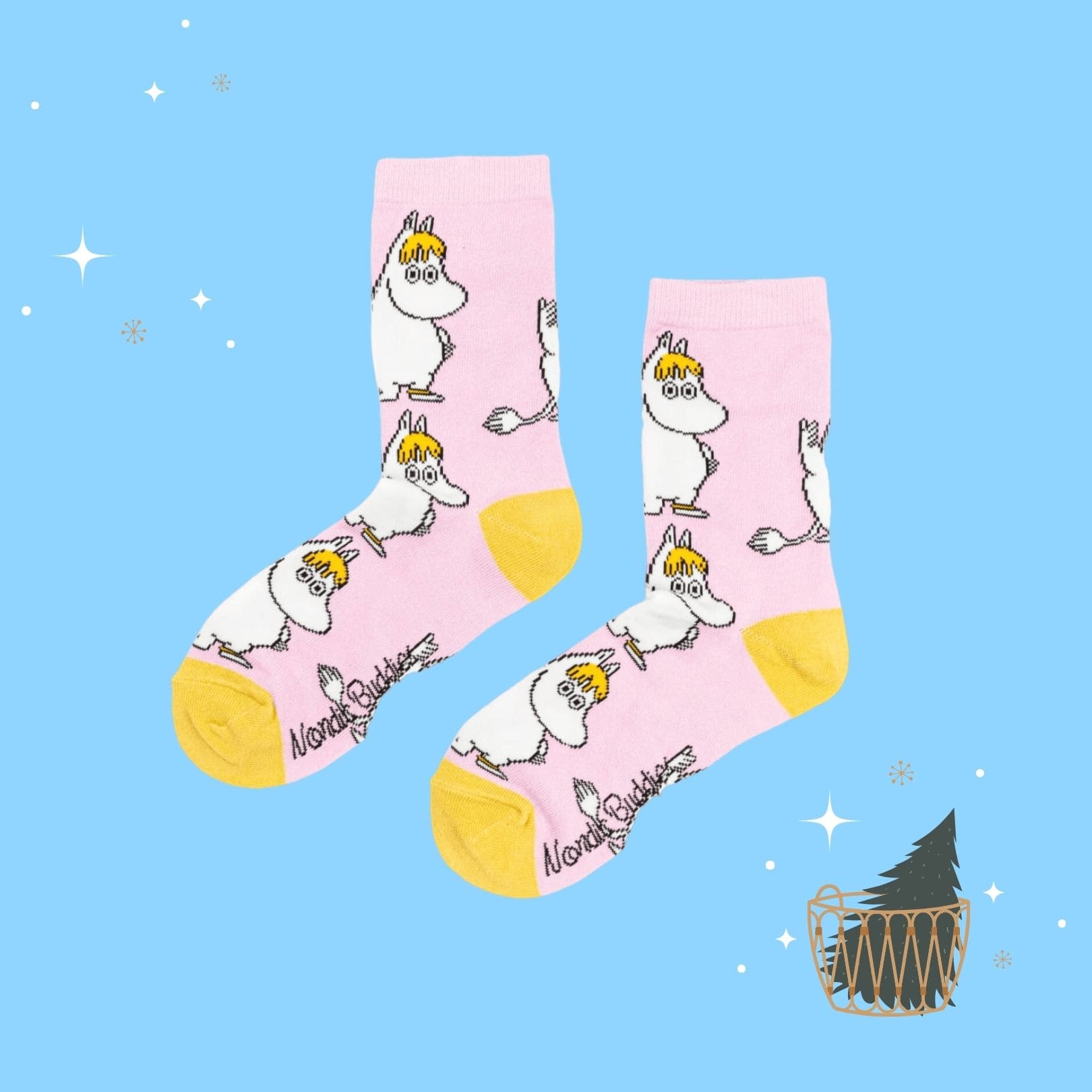Snorkmaiden Idea Ladies Socks - Pink（中筒女襪）可兒有點子