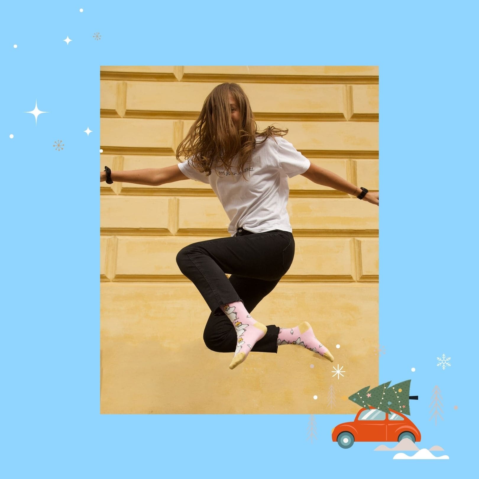 Snorkmaiden Idea Ladies Socks - Pink（中筒女襪）可兒有點子