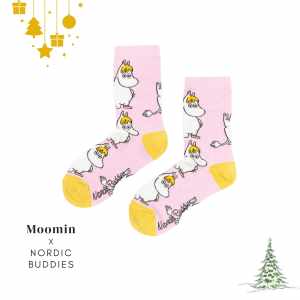 Nordic Buddies 設計女襪（中筒）可兒有點子