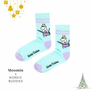 Nordic Buddies 設計女襪（中筒）就說可兒心情好