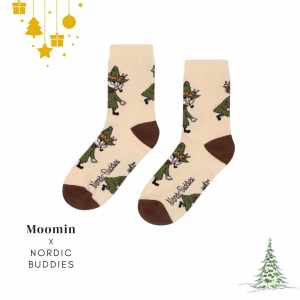 Nordic Buddies 設計女襪（中筒）阿金大冒險