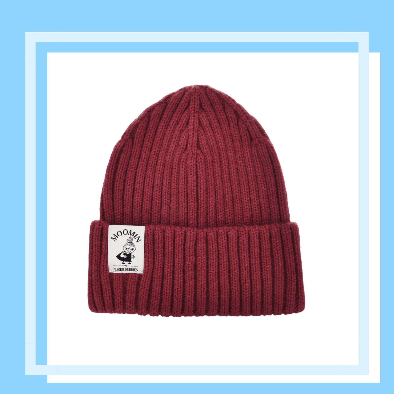 Nordic Buddies北歐好麻吉 Little My Winter Classic Beanie（Knit Cap）- Wine Red（針織毛帽）Got You！小不點