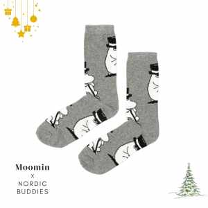 Nordic Buddies 設計男襪（中筒）嚕米爸兜風去