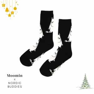 Nordic Buddies 設計男襪（中筒）嚕嚕米氣噗噗